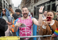 Pride in London parade, Park Lane to Trafalgar Square, London, Great Britain 
5th July 2025