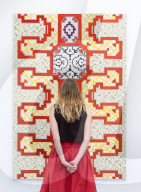 Alien Shores group exhibition at the White Cube Bermondsey, London, Great Britain 
Press photo call 
7th July 2025
