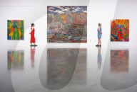 Alien Shores group exhibition at the White Cube Bermondsey, London, Great Britain 
Press photo call 
7th July 2025