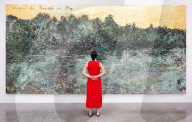 Alien Shores group exhibition at the White Cube Bermondsey, London, Great Britain 
Press photo call 
7th July 2025