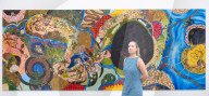 Alien Shores group exhibition at the White Cube Bermondsey, London, Great Britain 
Press photo call 
7th July 2025