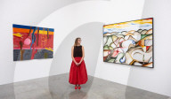 Alien Shores group exhibition at the White Cube Bermondsey, London, Great Britain 
Press photo call 
7th July 2025