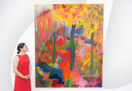 Alien Shores group exhibition at the White Cube Bermondsey, London, Great Britain 
Press photo call 
7th July 2025