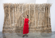 Alien Shores group exhibition at the White Cube Bermondsey, London, Great Britain 
Press photo call 
7th July 2025