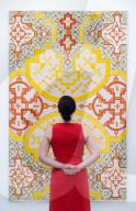 Alien Shores group exhibition at the White Cube Bermondsey, London, Great Britain 
Press photo call 
7th July 2025