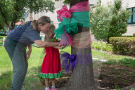 Texas Flooding: Ribbons Hung For Mystic Camp Victims