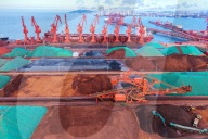Iron Ore Import at Qingdao Port