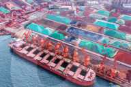 Iron Ore Import at Qingdao Port