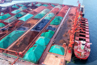 Iron Ore Import at Qingdao Port