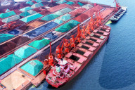 Iron Ore Import at Qingdao Port