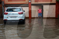 Overnight Rain Caused Massive Waterlogging In Kolkata.