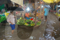 Overnight Rain Caused Massive Waterlogging In Kolkata.