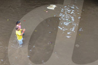 Overnight Rain Caused Massive Waterlogging In Kolkata.