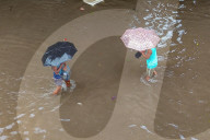 Overnight Rain Caused Massive Waterlogging In Kolkata.