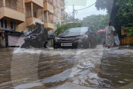 Overnight Rain Caused Massive Waterlogging In Kolkata.