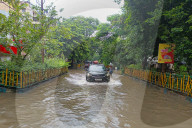 Overnight Rain Caused Massive Waterlogging In Kolkata.