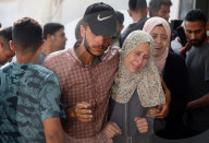 Funeral In Gaza For Victims Of Israeli Strikes