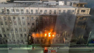 Fire at Communication Building in Cairop
