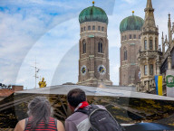 Tourist Couple Marienplatz Munich