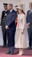 Die britischen Royals beim Staatsbesuch des französischen Präsidentenpaares in Grossbritannien, Tag 1