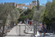 The Acropolis Of Athens Is Shut As Heatwave Peaks In Greece