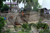 Padma River Erosion In Bangladesh