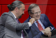 Marcelo Ebrard, Secretary Of Economy, Presents The "Made In Mexico" Badge To Mobility ADO