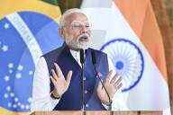President Lula Receives Prime Minister Of The Republic Of India, Narendra Modi