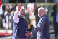 President Lula Receives Prime Minister Of The Republic Of India, Narendra Modi