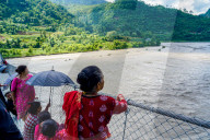 Massive Flood Hits Rasuwagadhi In Rasuwa, Nepal