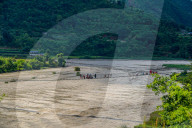 Massive Flood Hits Rasuwagadhi In Rasuwa, Nepal