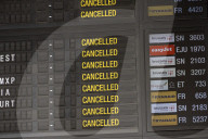 Cancelled Flights Showed On Flight Board