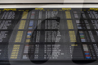 Cancelled Flights Showed On Flight Board