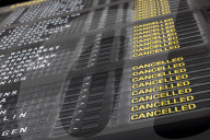Cancelled Flights Showed On Flight Board