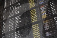 Cancelled Flights Showed On Flight Board