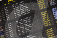 Cancelled Flights Showed On Flight Board