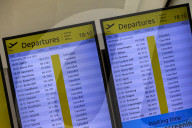 Cancelled Flights Showed On Flight Board