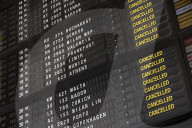 Cancelled Flights Showed On Flight Board