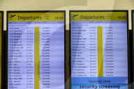 Cancelled Flights Showed On Flight Board