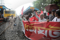 All India Strike In Kolkata, India