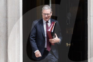 Keir Starmer Departs Downing Street For PMQs In London