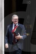 Keir Starmer Departs Downing Street For PMQs In London