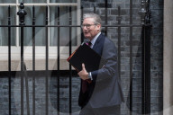 Keir Starmer Departs Downing Street For PMQs In London