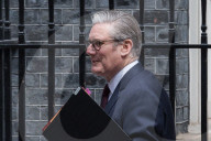 Keir Starmer Departs Downing Street For PMQs In London