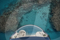Luxury space-age looking Red Sea resort