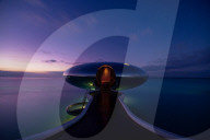 Luxury space-age looking Red Sea resort