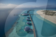 Luxury space-age looking Red Sea resort