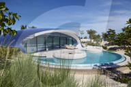 Luxury space-age looking Red Sea resort