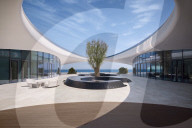 Luxury space-age looking Red Sea resort