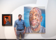 Herbert Smith Freehills Kramer Portrait Award 2025 exhibition at the National Portrait Gallery, London, UK.